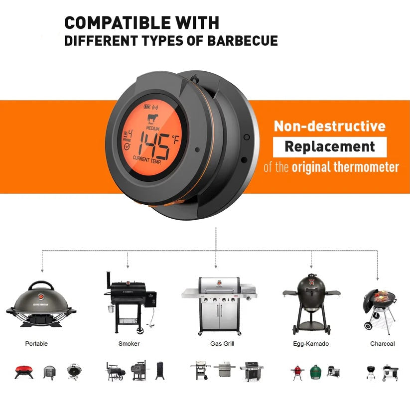 Wireless meat thermometer