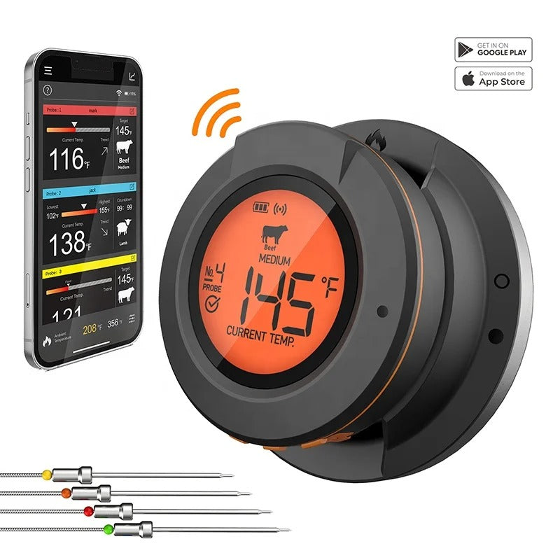 Wireless meat thermometer